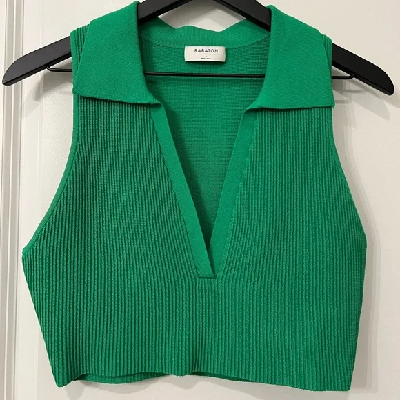 Babaton | Tops | Aritzia Babaton Sculpt Knit Polo Top | Poshmark